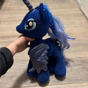 Build A Bear My Little Pony MLP Blue Princess Luna Plush Stuffed Animal 15" BABW